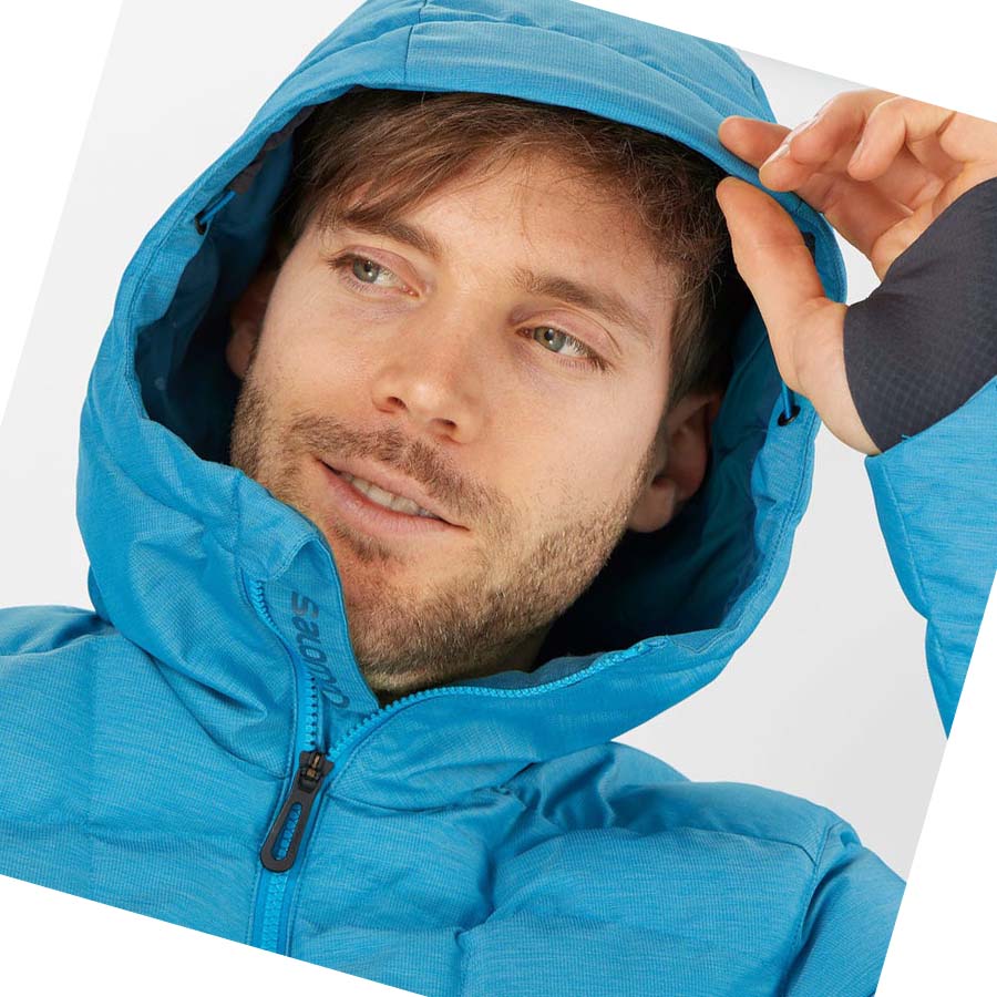 Chaquetas Salomon SNOWSHELTER INSULATED Hombre Azules | MX 3299XYU